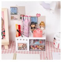 Kệ Đựng Bút Đựng Dụng Cụ Học Tập Đa Năng