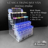 Kệ Đựng Bút văn phòng phẩm - Kệ mica trưng bày bút viết