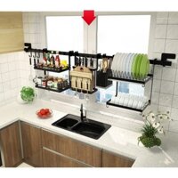 Kệ Đựng Chén Bát Treo Tường Inox Cao Cấp 028