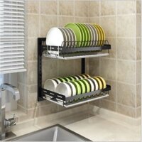 Kệ Đựng Chén Bát Treo Tường Inox Sơn Tĩnh Điện  013
