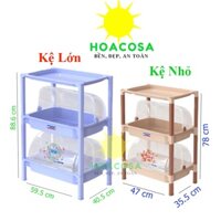 Kê Đựng Chén Có Nắp 2 Ngăn ( 3 Tầng) Các Loại Cỡ LỚN/ Cỡ Nhỏ Duy Tân- Bền,Đẹp, Tiện Dụng Đồ Gia Dụng Hoacosa.