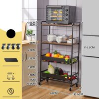 Kệ đựng chén dĩa cao 4 tầng nhà bếp tiện nghi 041