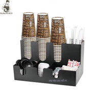 Kệ Đựng Cốc- Kệ Úp Ly 2 Tầng 9 Ngăn KMK-9