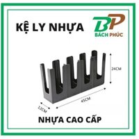 Kệ đựng cốc take-away nghiêng/ Thẳng - Giá đựng ly nhựa - Kho pha chế Đà Nẵng