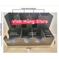 Kệ đựng cốc trà sữa 2 tầng ( 9 ngăn)