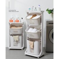 Kệ đựng đồ 3 tầng đa năng 5567, Rổ đựng quần áo 3 tầng nhựa Việt Nhật