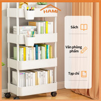 Kệ Đựng Đồ Đa Năng 3 Tầng,4Tầng,5 Tầng Có Bánh Xe,Kệ nhà tắm , Kệ đa năng,Chất liệu PP