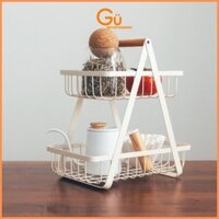 Kệ đựng đồ đa năng, giỏ đựng đồ vệ sinh phòng tắm, giá sách để bàn, hoa quả gia vị phòng bếp