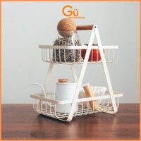 Kệ đựng đồ đa năng, giỏ đựng đồ vệ sinh phòng tắm, giá sách để bàn, hoa quả gia vị phòng bếp