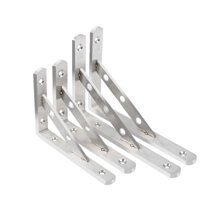 KỆ ĐỰNG ĐỒ- KỆ BẮT TƯỜNG - GIÁ ĐỠ VUÔNG CHỮ L INOX ( BỘ 2 CHIẾC ) - BẢO HÀNH 12 THÁNG .
