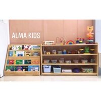 Kệ Đựng Đồ Kệ Sách Gỗ 4 Tầng Kệ Gỗ Đa Năng Nhiều Kích Cỡ