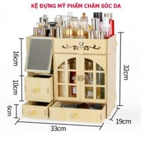 Kệ Đựng Đồ Mỹ Phẩm, Tủ Đựng Đồ Trang Điểm, Tủ Đứng, Kệ Cao Cấp
