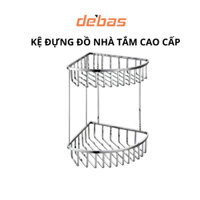 Kệ đựng đồ nhà tắm có móc treo đồ inox sus304 cao cấp kệ góc kệ thẳng gắn tường Debas 1501G 1501T