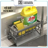 Kệ Đựng Đồ Rửa Chén Bát - Giá Để Giẻ Rửa Chén Trên Bồn, Có Khay Hứng Nước Tiện Dụng, Dễ Vệ Sinh