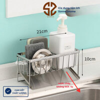 Kệ đựng đồ rửa chén, giá đựng đồ rửa chén inox kèm khay hứng - SonnezHome