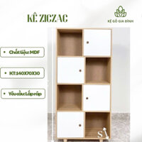 Kệ đựng đồ.Tủ đựng đồ đa năng 8 ô,tủ trang trí phòng khách,tủ gỗ đựng đồ đa năng chất liệu MDF phong cách hiện đại