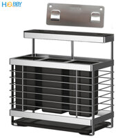Kệ đựng đũa muỗng dao kéo inox 304 dán tường Hobby home decor KDMT3