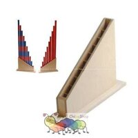 Kệ đựng gậy đỏ - Rack for red rods - Giáo cụ montessori