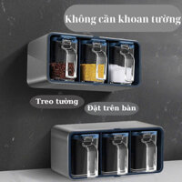 Kệ Đựng Gia Vị Gắn Tường Nhà Bếp JAH - Hộp Gia Vị Thông Minh Tiết Kiệm Diện Tích