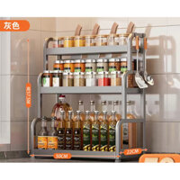 Kệ đựng gia vị kim loại nhà bếp đa năng , kệ 2 tầng , 3 tầng