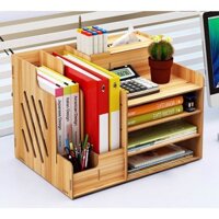 Kệ đựng hồ sơ tài liệu tủ đựng sách decor bàn làm việc VS6 chất liệu bên đẹp phù hợp mọi không gian văn phòng