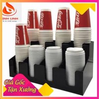 Kệ Đựng Ly Cốc Trà Sữa - Cafe - Take Away 8 Ngăn 2 Tầng