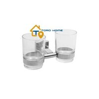 Kệ đựng ly, kệ 2 ly inox 304 L007 Toro Home