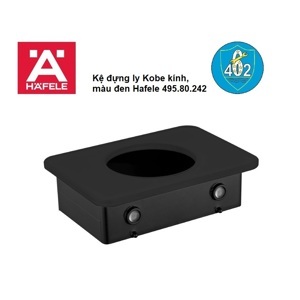 Kệ đựng ly kính đen 495.80.242