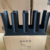 Kệ đựng ly nhựa 4 ngăn đứng - Khay đựng ly nhựa -  Dụng cụ pha chế