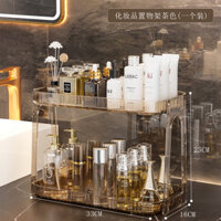 Kệ Đựng Mỹ Phẩm, Kệ Để Bàn Để Đồ Nhà Tắm 2 Tầng Trong Suốt Sang Trọng