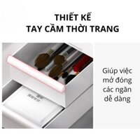 Kệ đựng mỹ phẩm, khay đựng mỹ phẩm để bàn, kệ đựng đồ dùng mỹ phẩm có hộp ngăn kéo sang trọng