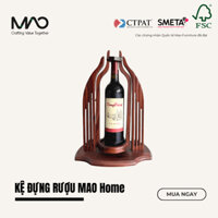 Kệ Đựng Rượu Gỗ Sang Trọng MAO Home