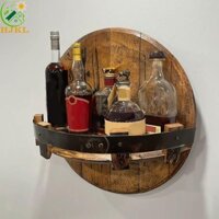 Kệ đựng rượu whisky HJKL Nhà bếp trưng bày chai cổ điển