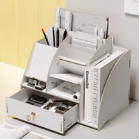 Kệ đựng sách để bàn kệ hồ sơ tài liệu đa năng KS8 chất liệu bền đẹp cho bàn làm việc gọn gàng sang trọng hơn