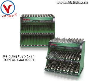 Kệ đựng tuýp 1/2" 182pcs TOPTUL GAAY0001