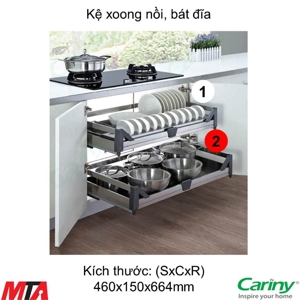 Kệ đựng xoong nồi Cariny CG25-700