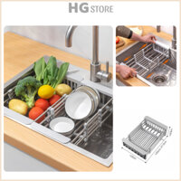 Kệ gác bồn rửa chén bát đựng đồ đa năng Home Goods