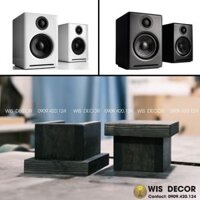 Kệ gác loa Audioengine A2+ gỗ thông tự nhiên - Combo dành cho 2 loa - gia công chất lượng