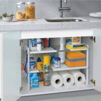 KỆ GẦM BẾP 2 TẦNG ĐA NĂNG KỆ ĐỂ NỒI NIÊU XONG CHẢO – CTB793