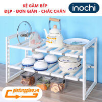 Kệ gầm bếp Tokyo INOCHI kệ đa năng 2 tầng Nhật Bản kệ giầy dép nhựa inox cao cấp - giadunggiare
