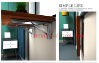 KE GẬP THÔNG MINH INOX KIỂU TAY GẠT 45CM (1 CẶP)