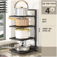 Kệ Giá Để Xoong Nồi Chảo 3-4 Tầng Có Thể Điều Chỉnh