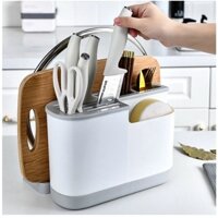 Kệ Giá Đựng Cắm Đũa Muỗng Khay Kệ Để Cắm Dao Nhà Bếp