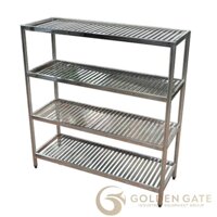 Kệ giá nan inox 4 tầng