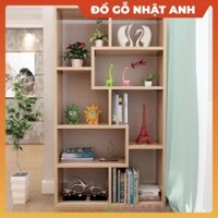 Kệ giá sách đa năng màu vân gỗ MDF Chữ U trang trí treo tường phòng khách ngủ gia đình cao cấp