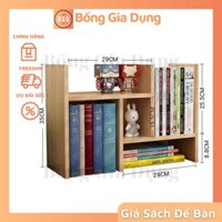 Kệ Giá Sách Để Bàn Mini Đa Năng Bằng Gỗ,Kệ Để Đồ Tự Lắp Ráp Thông Minh Tiện Dụng