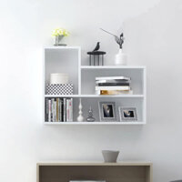 Kệ giá sách treo tường chữ L (chọn màu) dc02