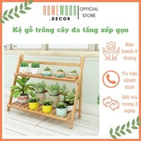 Kệ giá trồng cây cảnh hoa gấp gọn Homewood thiết kế hiện đại thông minh trang trí nhà ở