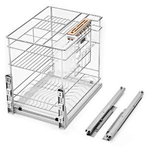 Kệ gia vị đa năng với ray âm giảm chấn 350mm 7 809 104