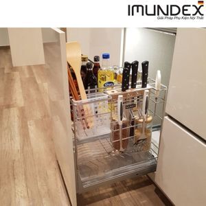 Kệ gia vị đa năng với ray âm giảm chấn 300mm 7 809 135